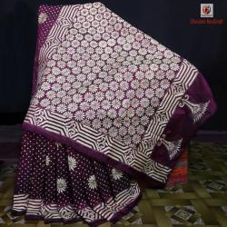 Blended Silk Kantha Saree (Art Silk)
